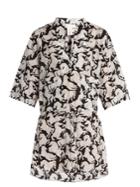 Stella Mccartney Running Horses-print Cotton-blend Shirt