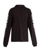Matchesfashion.com Fear Of God - Logo Printed Hooded Cotton Sweatshirt - Mens - Black
