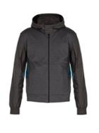 Matchesfashion.com Prada - Hooded Windbreaker Jacket - Mens - Dark Grey