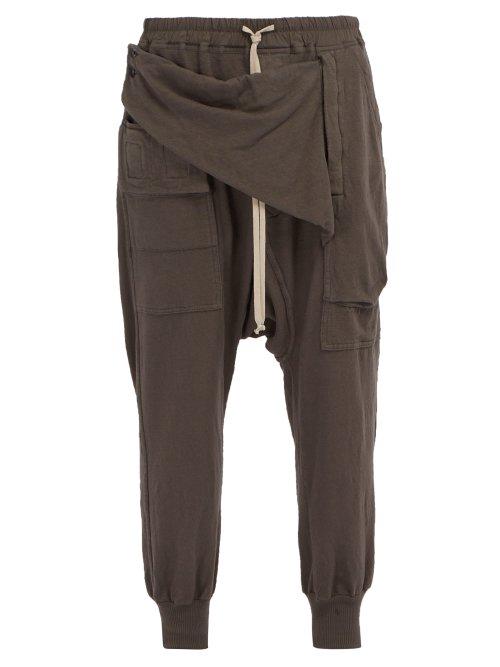 Matchesfashion.com Rick Owens Drkshdw - Prisonner Memphis Cotton Track Pants - Mens - Black