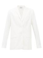 Matchesfashion.com Matteau - Cotton-blend Blazer - Womens - White
