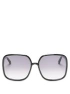 Matchesfashion.com Dior - Diorsostellaire Square Acetate Sunglasses - Womens - Black