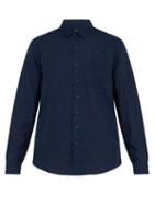 Matchesfashion.com Onia - Abe Linen Shirt - Mens - Navy