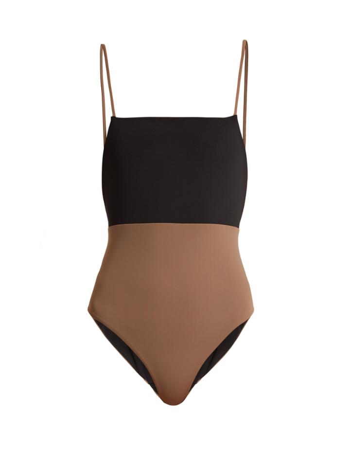 Mara Hoffman Contrast-panel Swimsuit