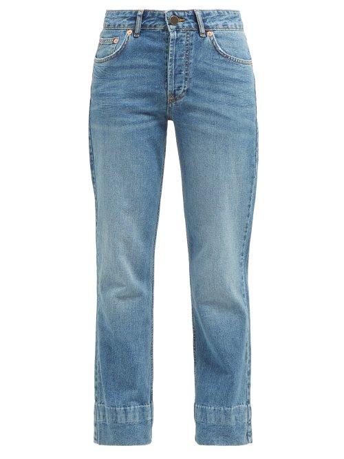 Matchesfashion.com Raey - Hand Me Down Straight Leg Jeans - Womens - Blue