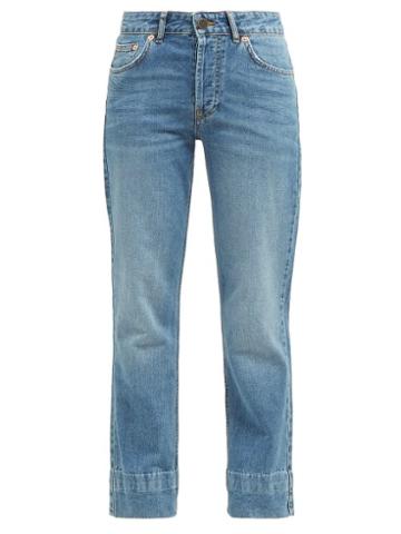 Matchesfashion.com Raey - Hand Me Down Straight Leg Jeans - Womens - Blue