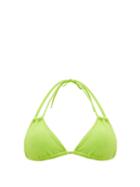 Ladies Beachwear Solid & Striped - The Tenley Bikini Top - Womens - Light Green