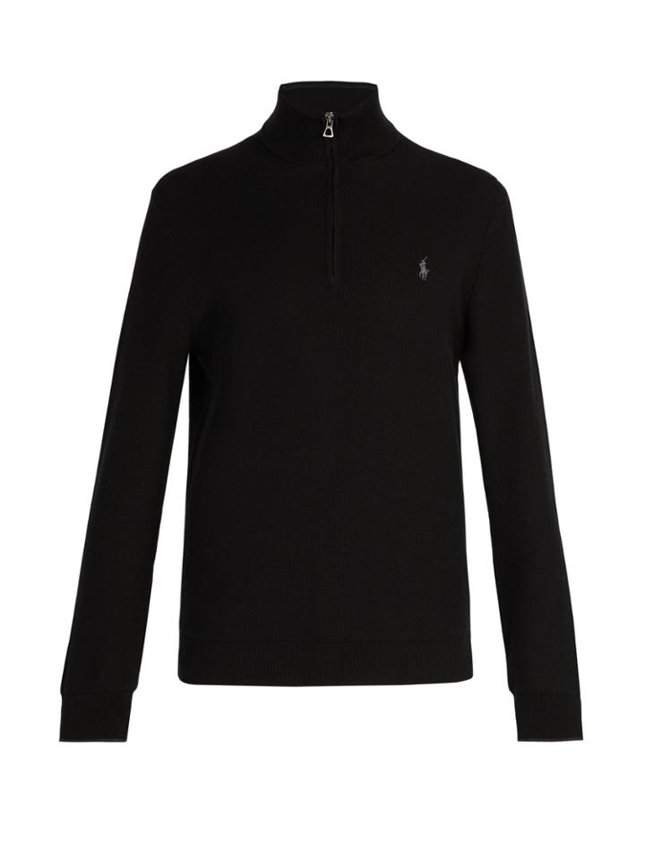 Polo Ralph Lauren Logo-embroidered Cotton Sweater