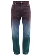 Loewe Paula's Ibiza - Dip-dyed Straight-leg Jeans - Mens - Multi