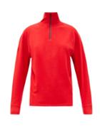 Matchesfashion.com Bogner Fire+ice - Irene Half-zip Mid-layer Thermal Top - Womens - Red