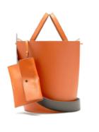 Matchesfashion.com Danse Lente - Lorna Mini Leather Shoulder Bag - Womens - Orange Multi