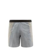 Soar - Logo-print Technical Nylon-blend Running Shorts - Mens - Blue Multi