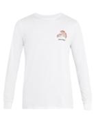 Saturdays Nyc Ginkgo-print Long-sleeved Cotton T-shirt