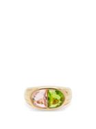 Matchesfashion.com Timeless Pearly - Crystal & 24kt Gold-plated Ring - Womens - Gold