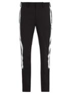 Neil Barrett Stripe-print Slim-leg Trousers