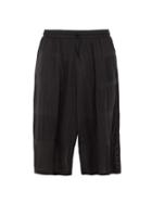 Matchesfashion.com Y-3 - Patchwork Effect Mesh Shorts - Mens - Black