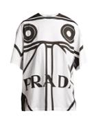 Prada Round-neck Koolhaas-print T-shirt