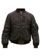 Matchesfashion.com Burberry - Padded Shell Bomber Jacket - Mens - Black