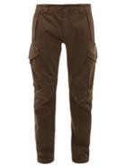 Matchesfashion.com C.p. Company - Goggle Cotton Blend Sateen Cargo Trousers - Mens - Green