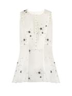 A.l.c. Erin Star-print Sleeveless Silk-georgette Top