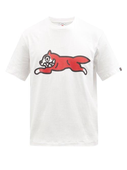 Icecream - Running Dog-print Cotton-jersey T-shirt - Mens - White