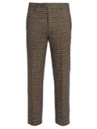 Missoni Mid-rise Houndstooth Wool Trousers