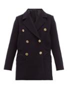 Matchesfashion.com Blaz Milano - Pegaso Sealady Double Breasted Wool Blend Blazer - Womens - Navy
