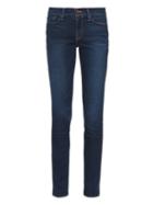Matchesfashion.com Frame - Le Skinny De Jeanne Mid Rise Jeans - Womens - Indigo