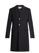Saint Laurent Single-breasted Wool And Silk-blend Twill Coat