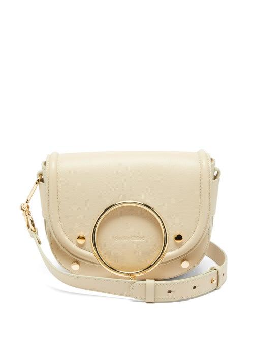 See By Chlo - Mara Grained-leather Cross-body Bag - Womens - Beige Multi