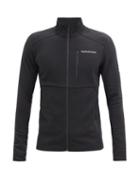 Matchesfashion.com Peak Performance - Logo-embroidered Fleece-back Jersey Hooded Jacket - Mens - Black