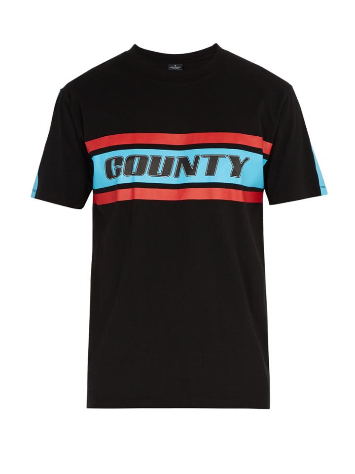 Marcelo Burlon County-print Crew-neck Cotton T-shirt