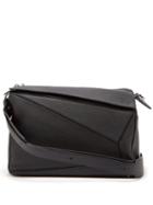 Matchesfashion.com Loewe - Puzzle Xl Grained Leather Bag - Mens - Black