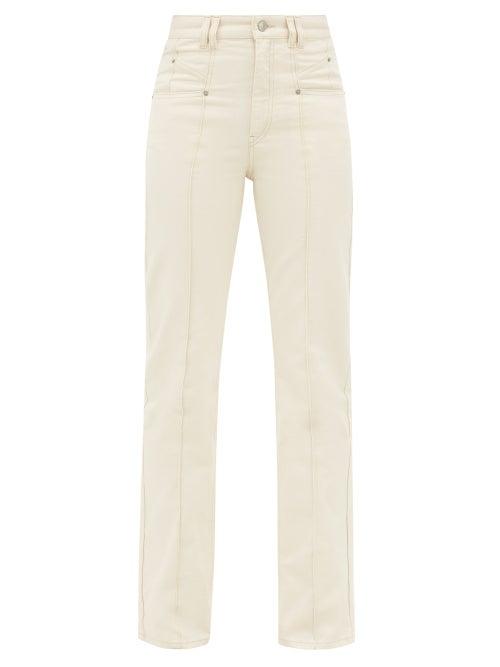 Isabel Marant - Niroka Straight-leg Jeans - Womens - Ivory