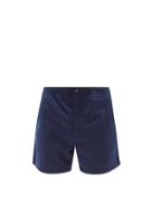 Polo Ralph Lauren - Prepster Elasticated Linen-blend Shorts - Mens - Navy