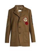 Maison Margiela Motif-appliqu Felted-wool Jacket