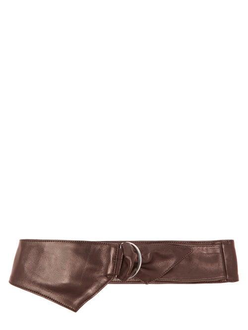 Matchesfashion.com Isabel Marant - Idi Leather Belt - Womens - Burgundy