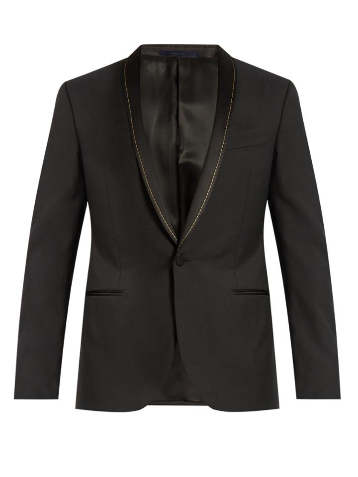 Lanvin Shawl-lapel Wool Tuxedo Jacket