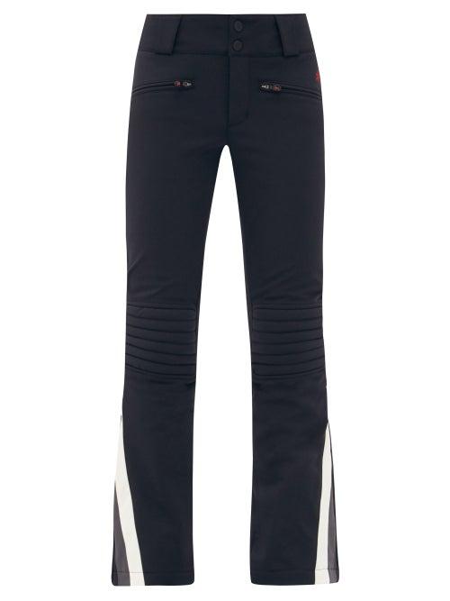 Matchesfashion.com Perfect Moment - Chevron-cuff Soft-shell Ski Trousers - Womens - Black