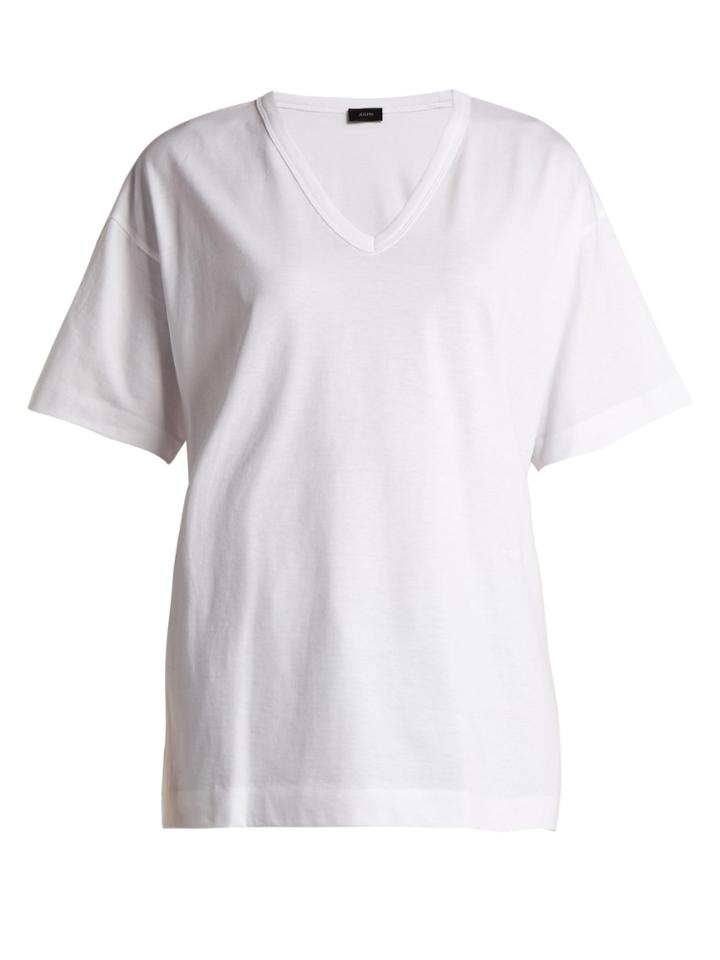 Joseph V-neck Cotton T-shirt