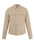 Atm Button-down Cotton-blend Corduroy Overshirt