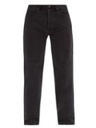 Matchesfashion.com Jeanerica Jeans & Co. - Cm002 Cotton-blend Straight-leg Jeans - Mens - Black