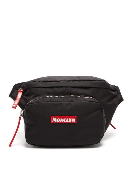 Matchesfashion.com Moncler - Durance Logo Patch Nylon Belt Bag - Mens - Black