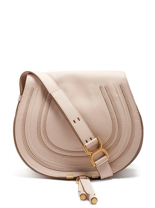 Matchesfashion.com Chlo - Marcie Medium Leather Cross Body Bag - Womens - Cream