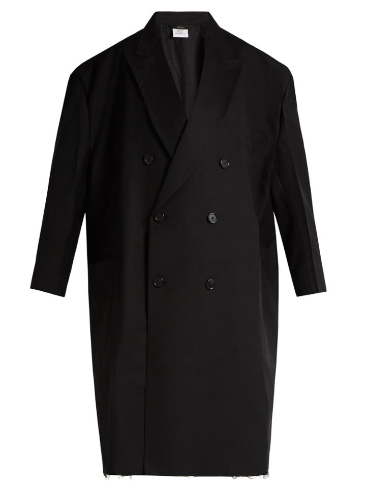 Vetements X Brioni Oversized Double-breasted Wool Coat