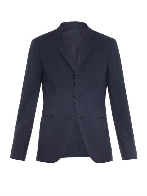 Joseph Bruce Micro Hound's-tooth Blazer