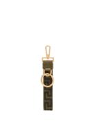 Mens Accessories Versace - Greca-jacquard And Leather Keyring - Mens - Khaki