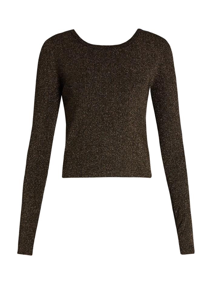 A.l.c. Chance Wrap-back Lam Sweater