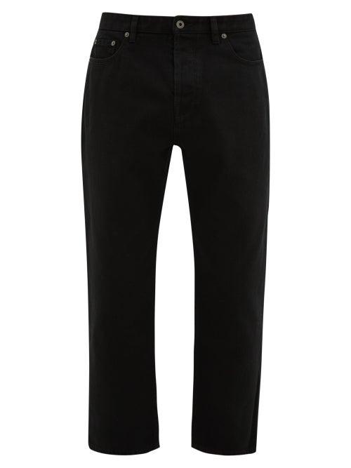 Matchesfashion.com Valentino - Vltnstar Cropped Straight-leg Jeans - Mens - Black White