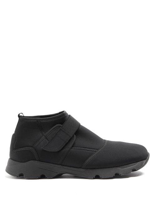 Matchesfashion.com Marni - High Top Neoprene Trainers - Mens - Black